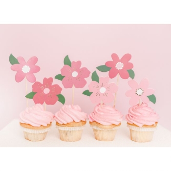 Cake / Cupcake Topper - Flowers